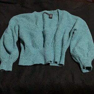 Knitted crop sweater